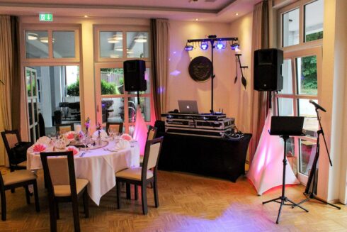 Aufbau Licht und Tontechnik